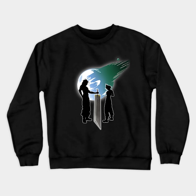 Sword Of Fantasy Crewneck Sweatshirt by Poison90